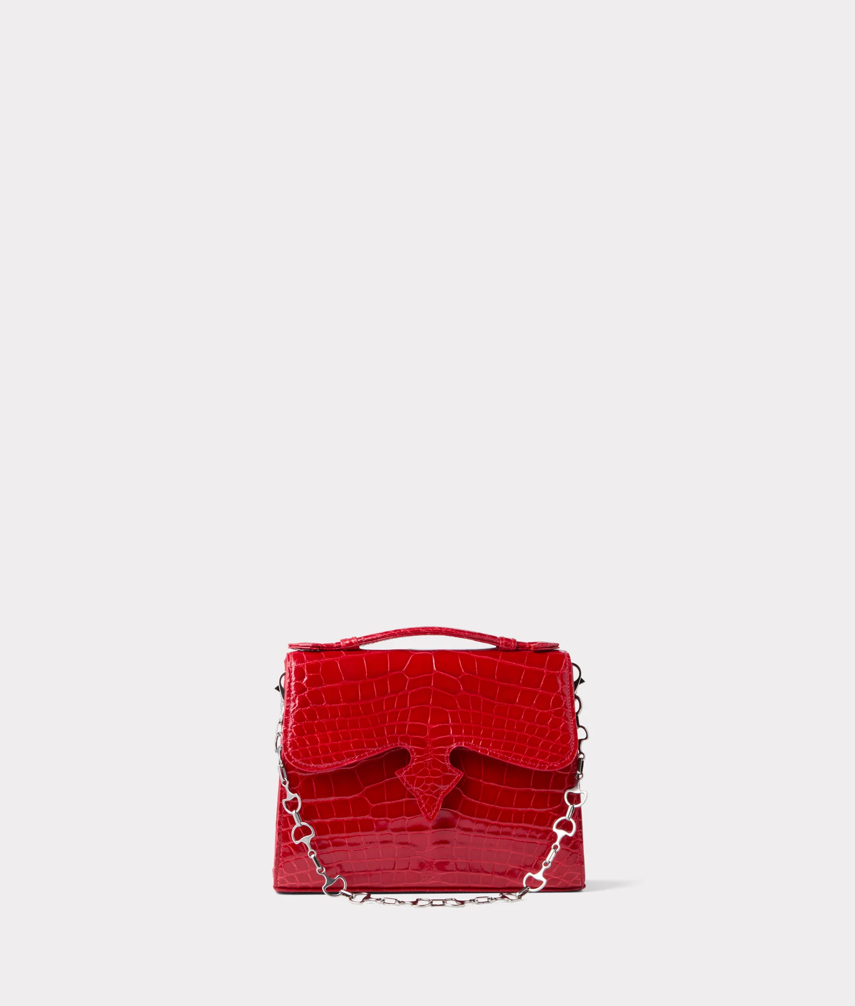 7956-dolly-exotic-western-satchel-cherry-red-7.webp Dolly Exotic Western Satchel :: Cherry Red
