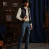 Vaquero Puffer Vest :: Navy