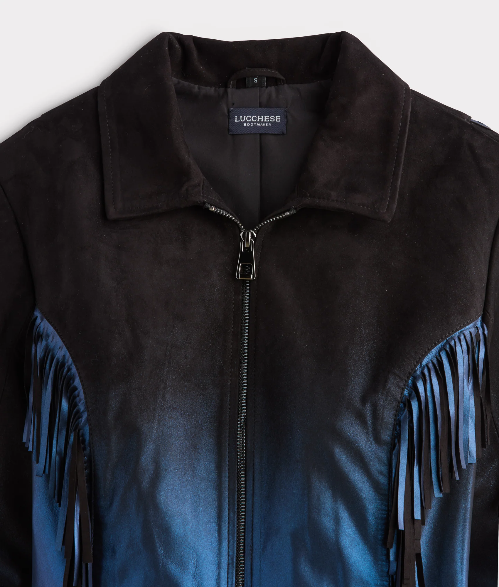 7970-nightfall-fringe-jacket-black-blue-3.webp Nightfall Fringe Jacket :: Black/Blue