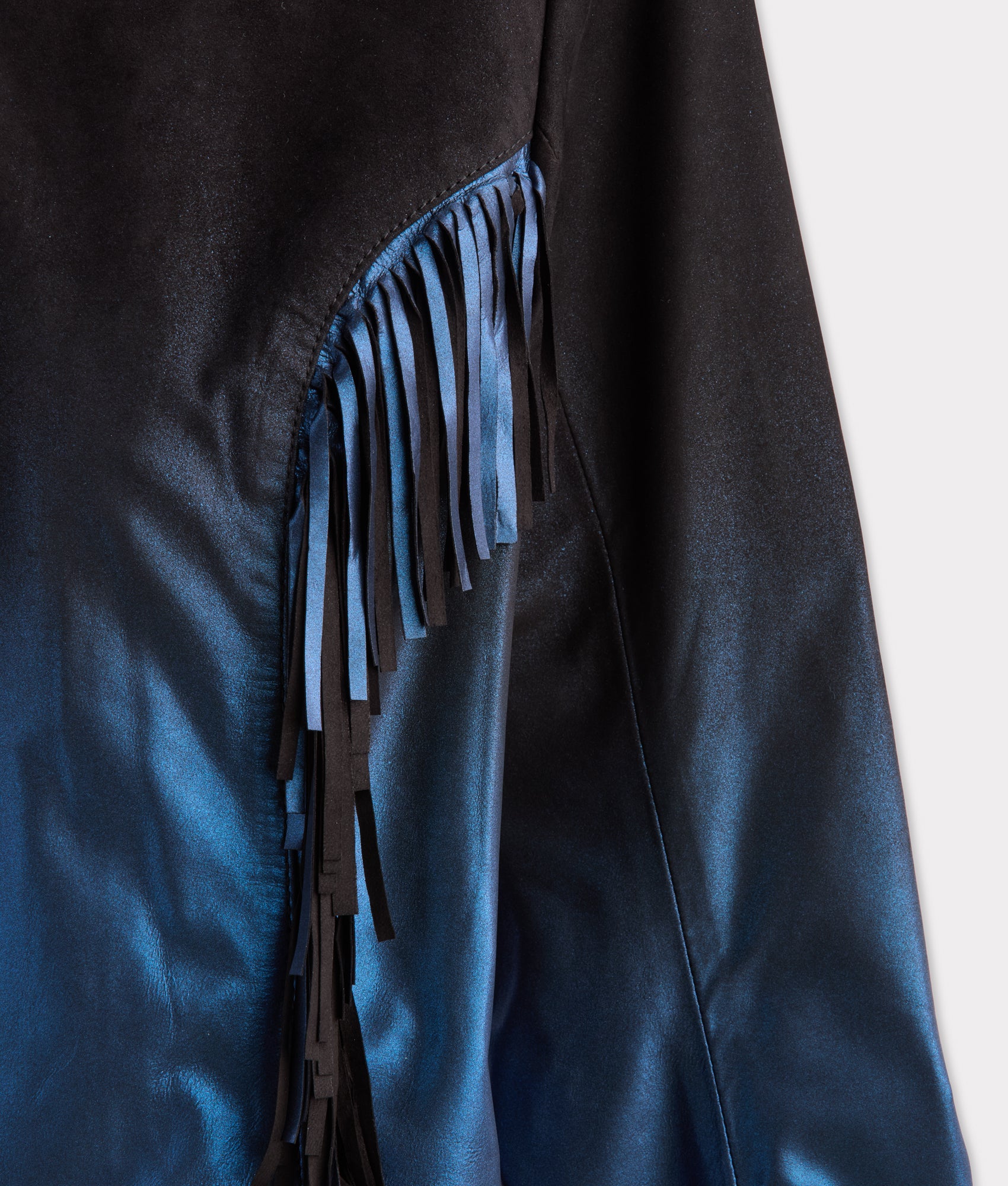 7970-nightfall-fringe-jacket-black-blue-5.jpg Nightfall Fringe Jacket :: Black/Blue