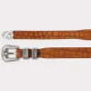 Women's Sueded Caiman :: Cognac