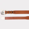 Women's Sueded Caiman :: Cognac
