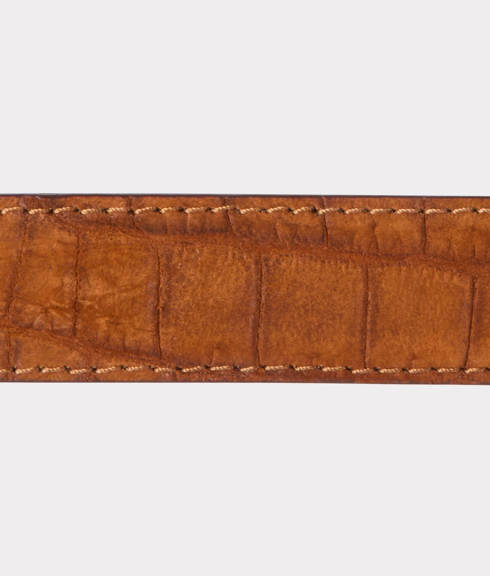 Women's Sueded Caiman :: Cognac