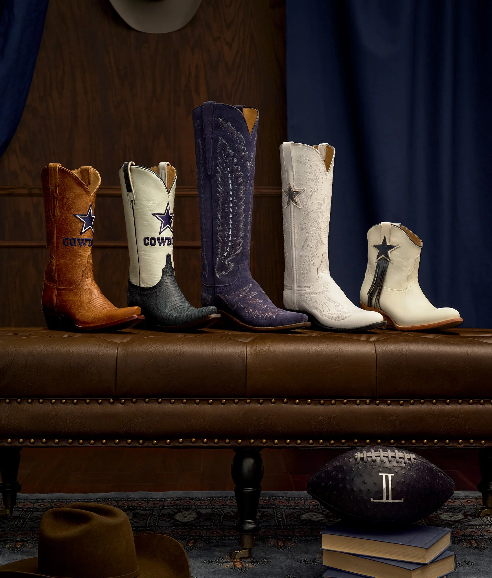 Women's Lucchese x Dallas Cowboys Victory :: Tan