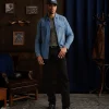 Jacob Men's Shirt :: Lone Star Blue