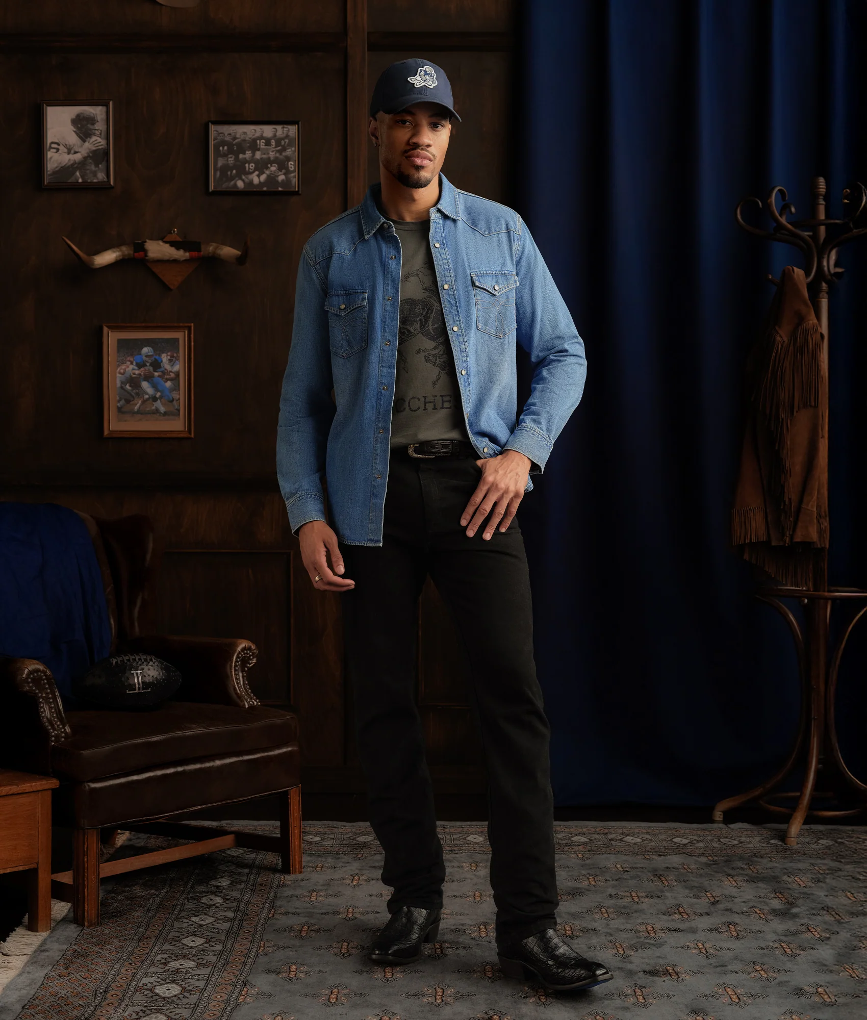 Jacob Men's Shirt :: Lone Star Blue