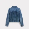 Justine Fringe Denim Jacket :: Blue Roan
