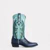 Myrtle :: Navy/Turquoise