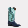Myrtle :: Navy/Turquoise