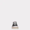 Double L Lace Up Sneakers :: Black
