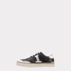 Double L Lace Up Sneakers :: Black
