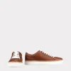Double L lace Up Sneaker :: Whiskey